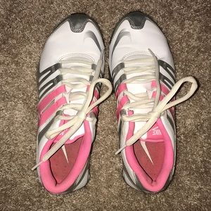 Nike Shox pink/silver leather sz 9